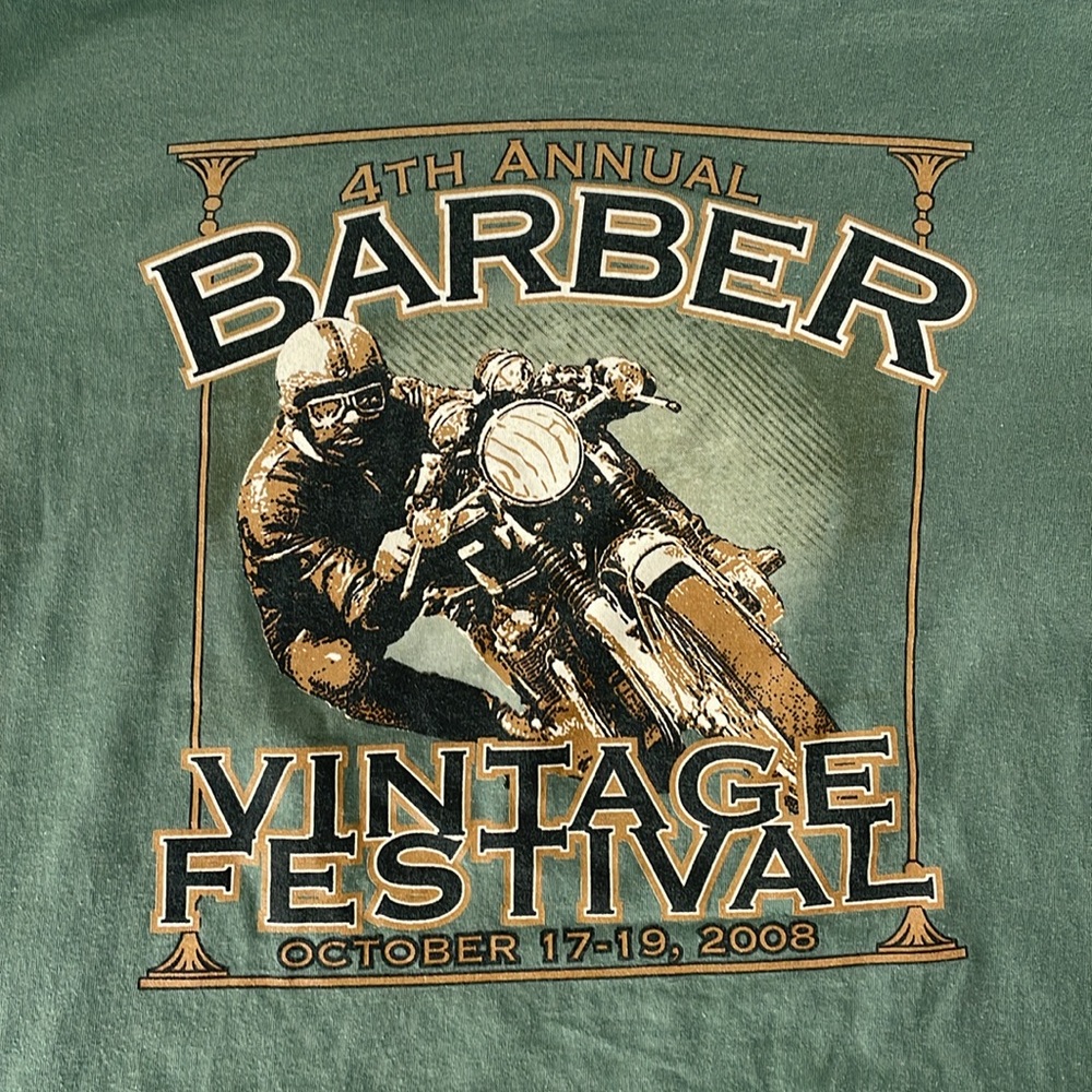 Barber Vintage Motorcycle Festival T Shirt